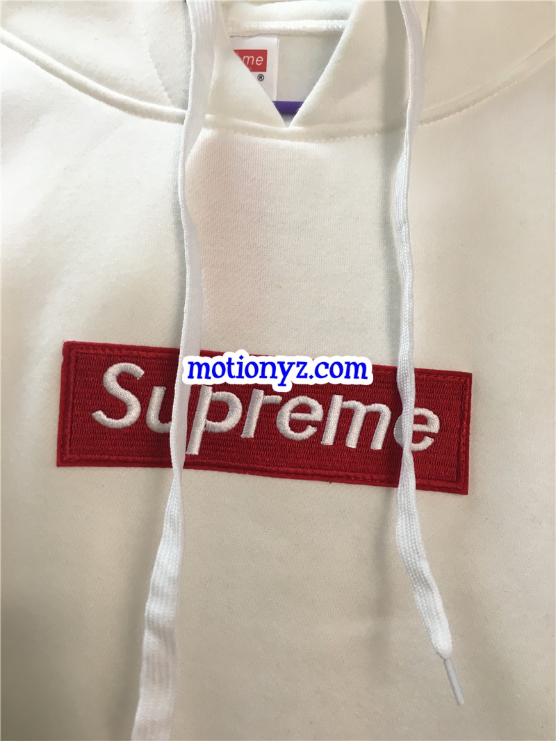 Supreme SUP BOX LOGO hoodie White